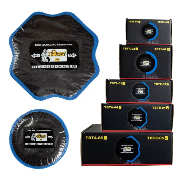 Miếng vá lốp mành chéo tiêu chuẩn châu Âu, 165 mm