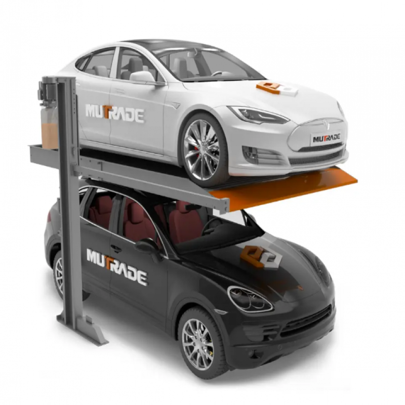 Cầu nâng xếp xe 2.7 tấn, 2 trụ (2x1 khoang) (Loại A) (màu xám RAL7016))