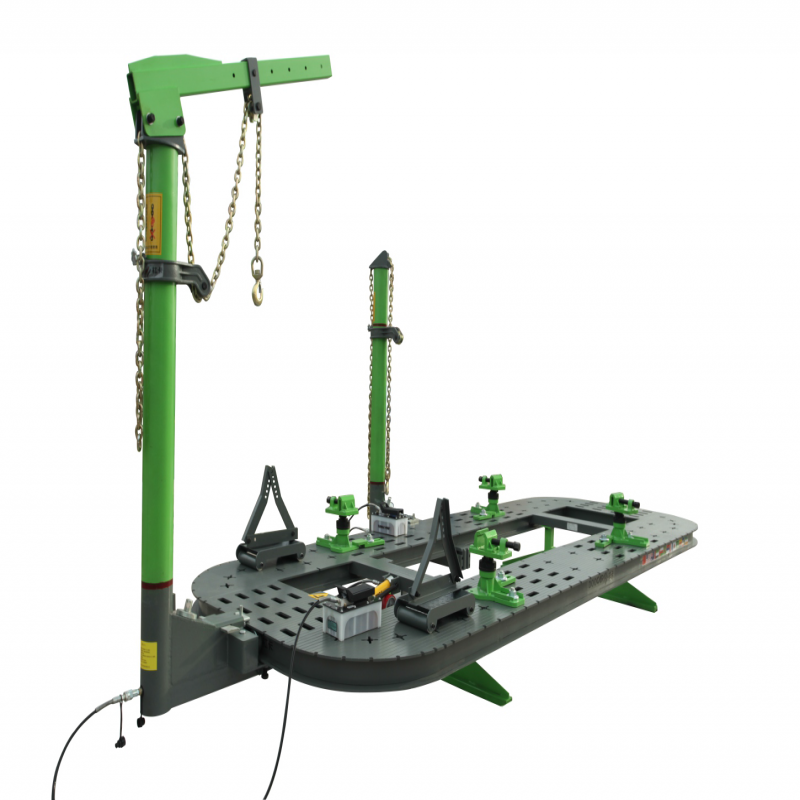 Bệ kéo nắn lắp nổi cho xe con, tháp kéo 10 tấn (5600x2260x500 mm, Kèm bộ phụ kiện)
