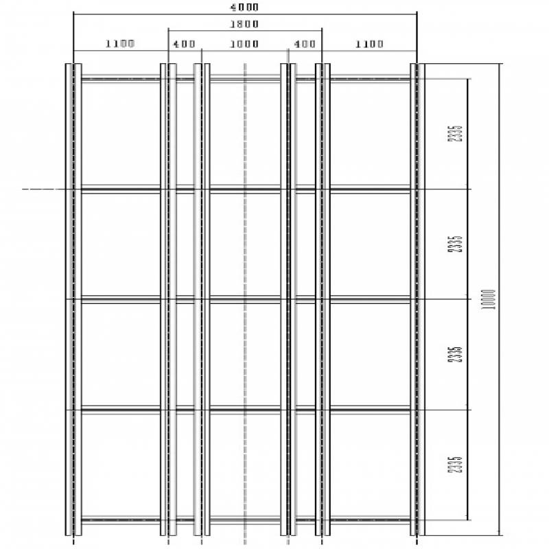 Bệ kéo nắn chìm sàn cho xe khách 4700x10000mm