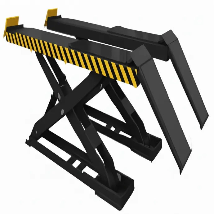 Cầu nâng cắt kéo kiểm tra góc đặt bánh xe 4.5 Tấn, lắp nổi (3 pha, màu đen RAL 9005, Gồm đĩa lái)